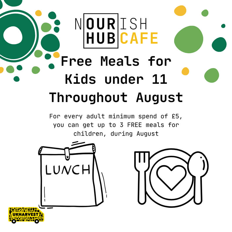 Free Meals For Kids under 11 Throughout August
